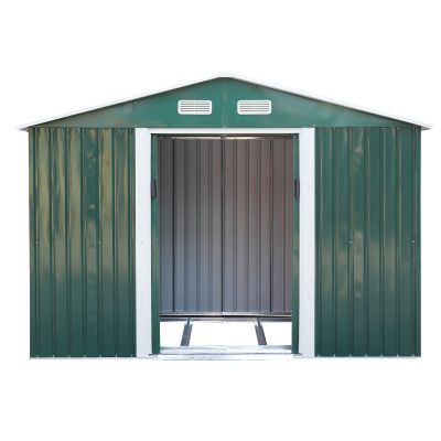 9 x 6 ft Metal Storage Shed Backyard Ventilation Shed