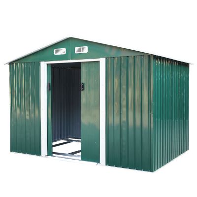 6 x 9 ft Ventilation Storage Organization Shed Buildings for Backyard-Green