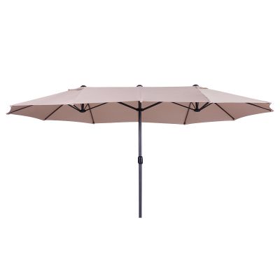 Double-Sided 15x9 ft Rectangle Patio Umbrella