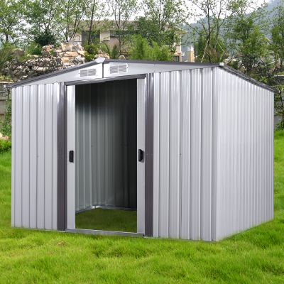 6 x 8 ft Storage Shed Outdoor Tool House
