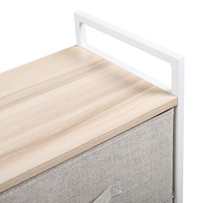 5 Drawers Fabric Storage Chest Trunk Box Dresser