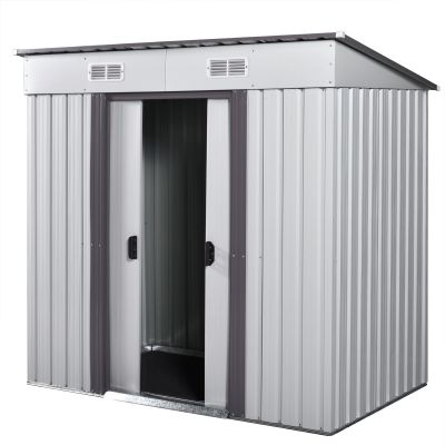 4 x 6 ft Yard Tool Shed Storage Outdoor