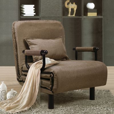 Single Futon Sofa Chair Convertible to Bed, Lounger