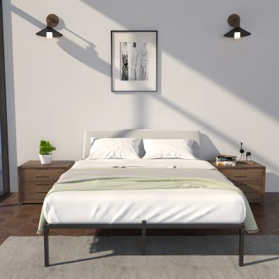 60×80 inch Queen Metal Platform Bed Frame