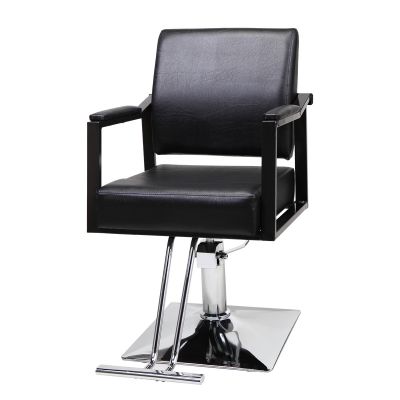Black Beauty Salon Leather Chairs