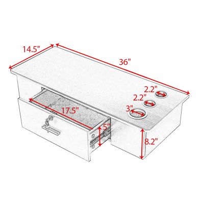 Wall Mounted Hair Styling Station W/1 Drawer