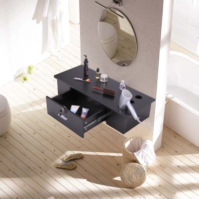 Wall Mounted Hair Styling Station W/1 Drawer
