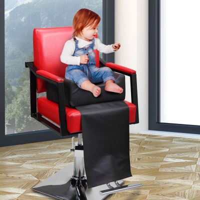 Barber Child Chair Booster Seats W/Leather Cushion