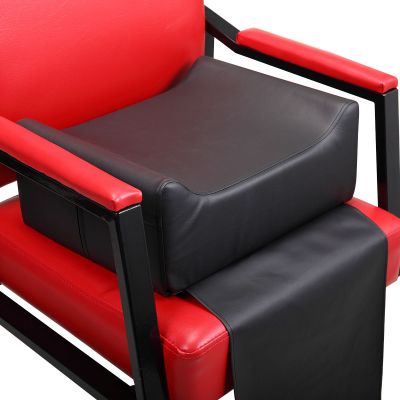 Barber Child Chair Booster Seats W/Leather Cushion