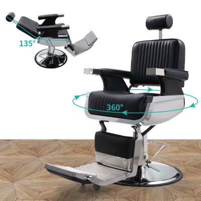 Classic Hydraulic Reclining Vintage Barber Chair