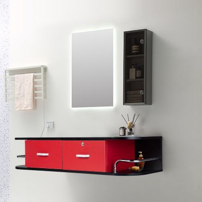 2 Drawer Wall Mount Hung Salon Spa Station