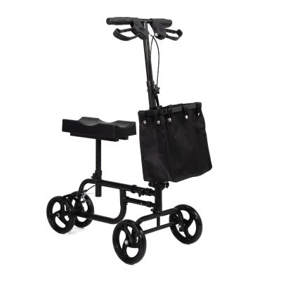 All-Terrain Knee Scooter with Basket & Dual Braking System