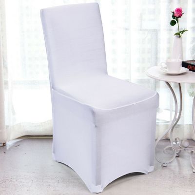 50 Pcs Wedding Dining Chair Slipcover W/Foot Pocket