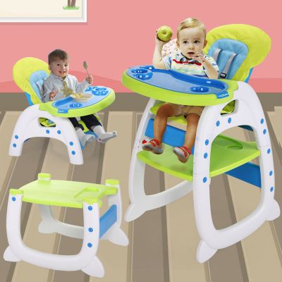 3 In 1 Baby Booster High Chair W/Seat, Table