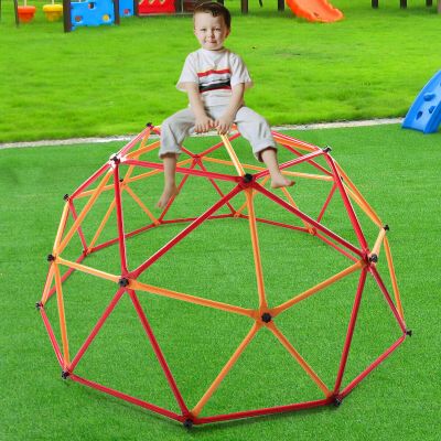 Child Playground Dome Climber W/Climbing Frame