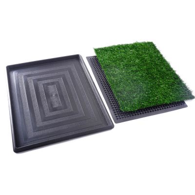 3 layers Indoor Dog Soft Turf Potty W/Tray