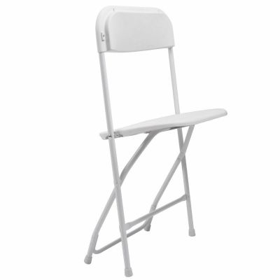 Multi-packs White/Black Plastic Folding Chairs