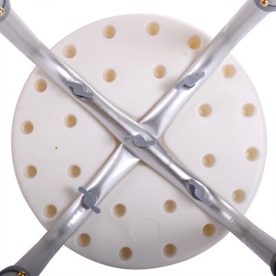 Adjustable Swivel Round Shower Bathtub Stool