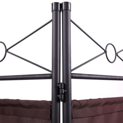 4 Panel Folding Accordion Room Divider Separator