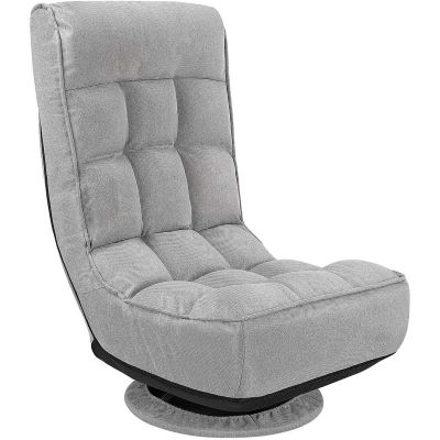 7-Position Adjustable Gaming Floor Seating 360 Degree Swivel Lounge Lazy Sofa