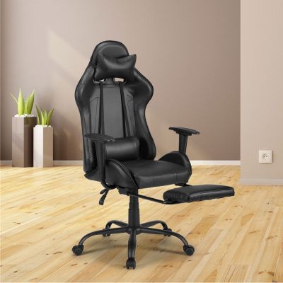 Adjustable Racing Style Gaming PC Chair W/Lumber Support