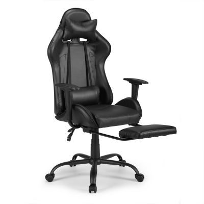 Adjustable Racing Style Gaming PC Chair W/Lumber Support