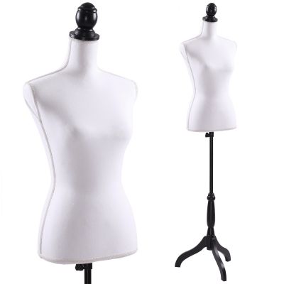Adjustable Female Half-Body Clothing Sewing Mannequin