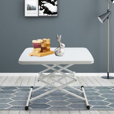 Height-option Stainless Steel Spring Scissor Lift Table