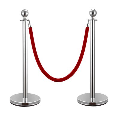 Stanchion Post and Velvet Rope for Red Carpet