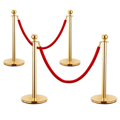 Stanchion Post and Velvet Rope for Red Carpet