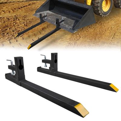 Quick Attach 2000Lbs Clamp-on Pallet Forks