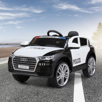 Audi Q5 Licensed Electric 12V Kids Ride-On Police Car 