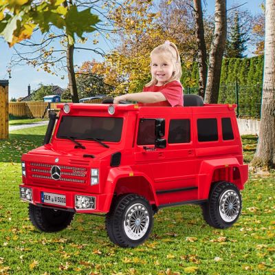 RC 12V 2WD Benz Unimog U500 Red Ride-on Truck