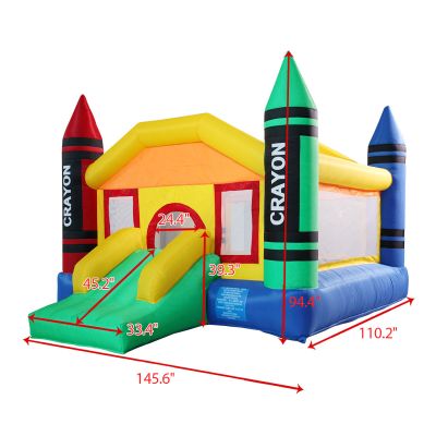 Kids Bounce Happy Jump Inflatable Playhouse
