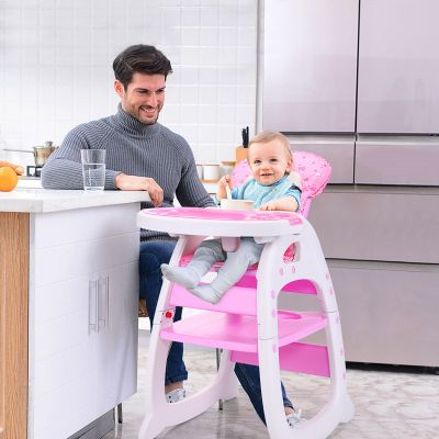 3 In 1 Baby Booster High Chair W/Seat, Table