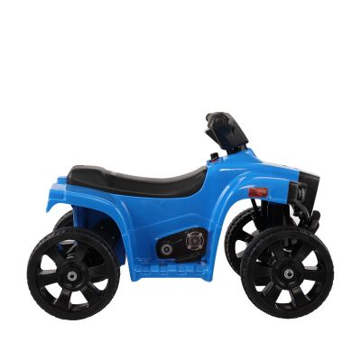 6V Mini Kids Ride on Battery Powered ATV Quad Car  -Blue