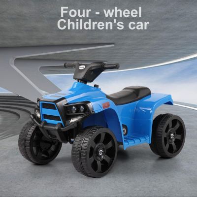 6V Mini Kids Ride on Battery Powered ATV Quad Car  -Blue