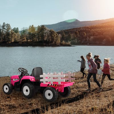 6V Battery Power Pull Tractor with LED Lights 