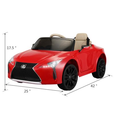 Red 12V Kids Ride On Advanced LC500 Toy w/ RC