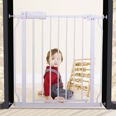 Walk Through Adjustable Baby Safety Gate W/Door