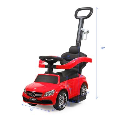 Mercedes Push Car Toddler Ride-on with Handle