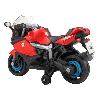 6V Kids BMW Licensed Electric Ride-On Motorcycle with Training Wheels