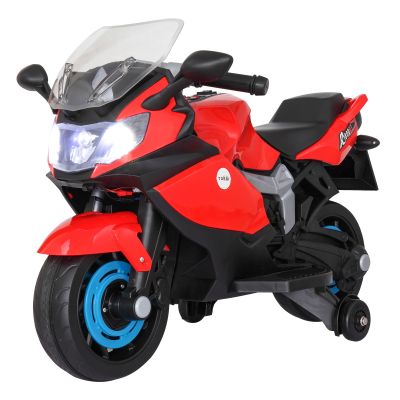 6V Kids BMW Licensed Electric Ride-On Motorcycle with Training Wheels