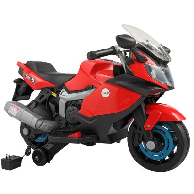 6V Kids BMW Licensed Electric Ride-On Motorcycle with Training Wheels