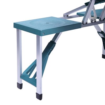 Kids Plastic Folding Table and 4 Chairs Dining