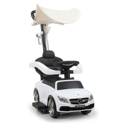 Mercedes 3-in-1 Toddler Ride on Push Car with Music