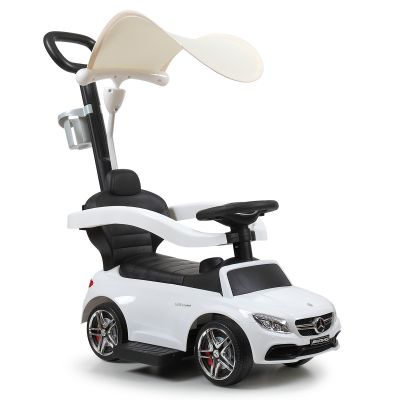 Mercedes 3-in-1 Toddler Ride on Push Car with Music