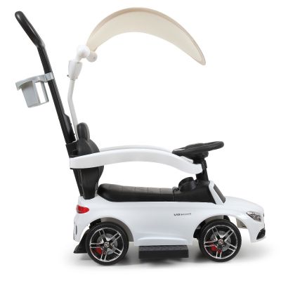 Mercedes 3-in-1 Toddler Ride on Push Car with Music