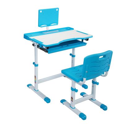 Adjustable Kids Computer 30 inch Desk and Chair Set