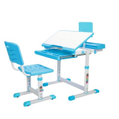 Adjustable Kids Computer 30 inch Desk and Chair Set